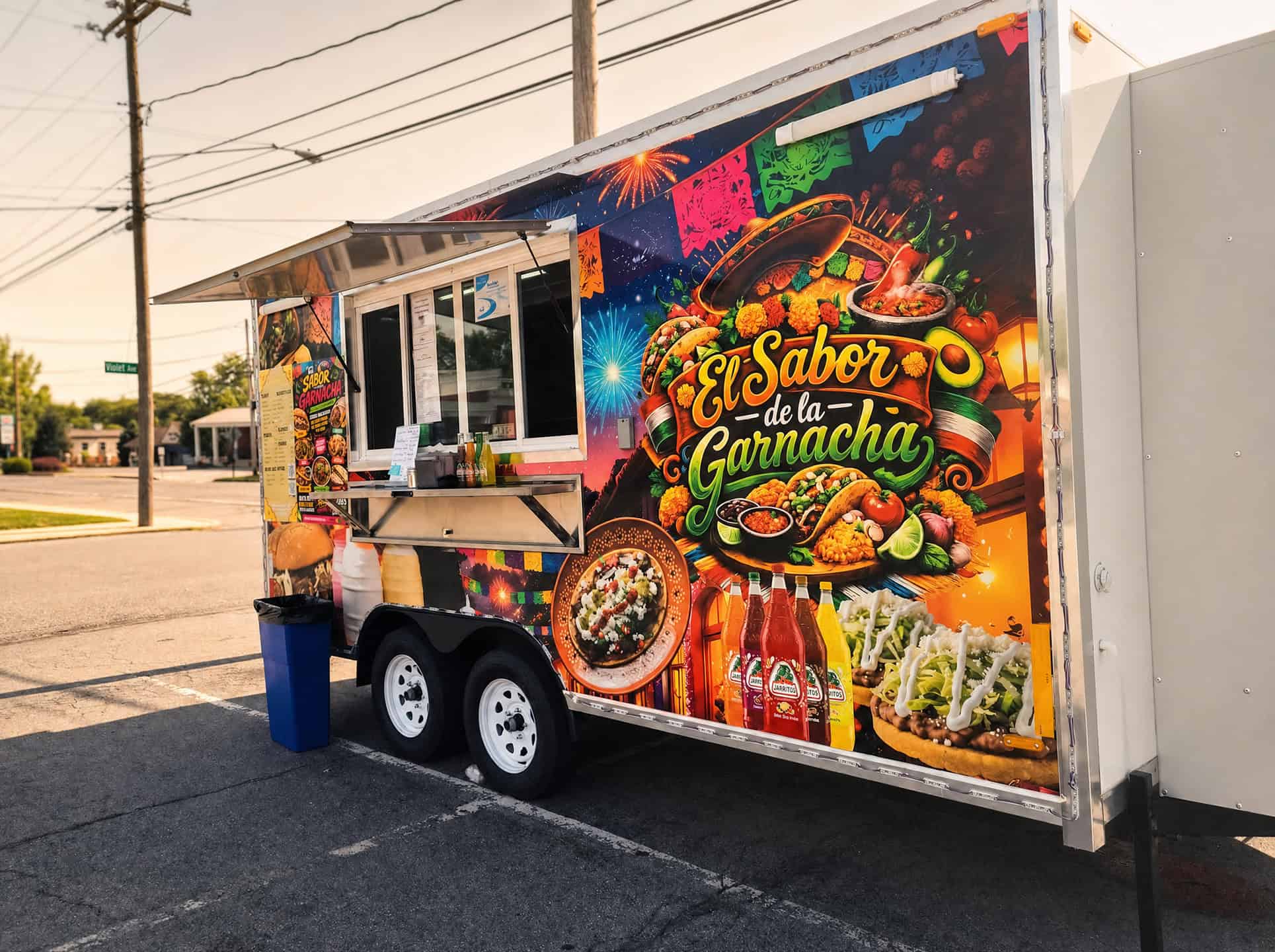The El Sabor de la Garnacha food trailer in Willow Street, Pennsylvania